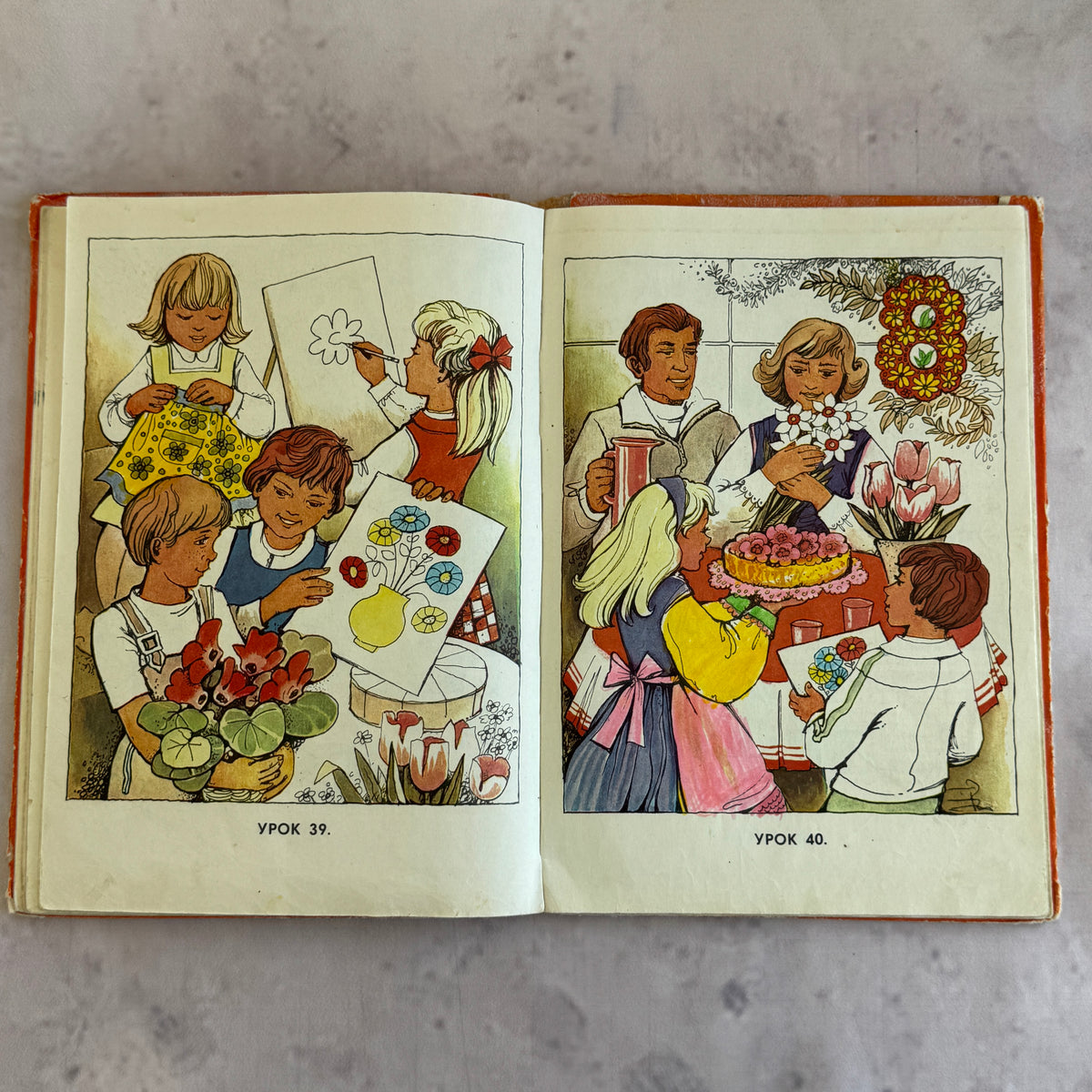 Kartinki Soviet Estonian Russian Primer 1980 – Valgus Tallinn, Children's Book