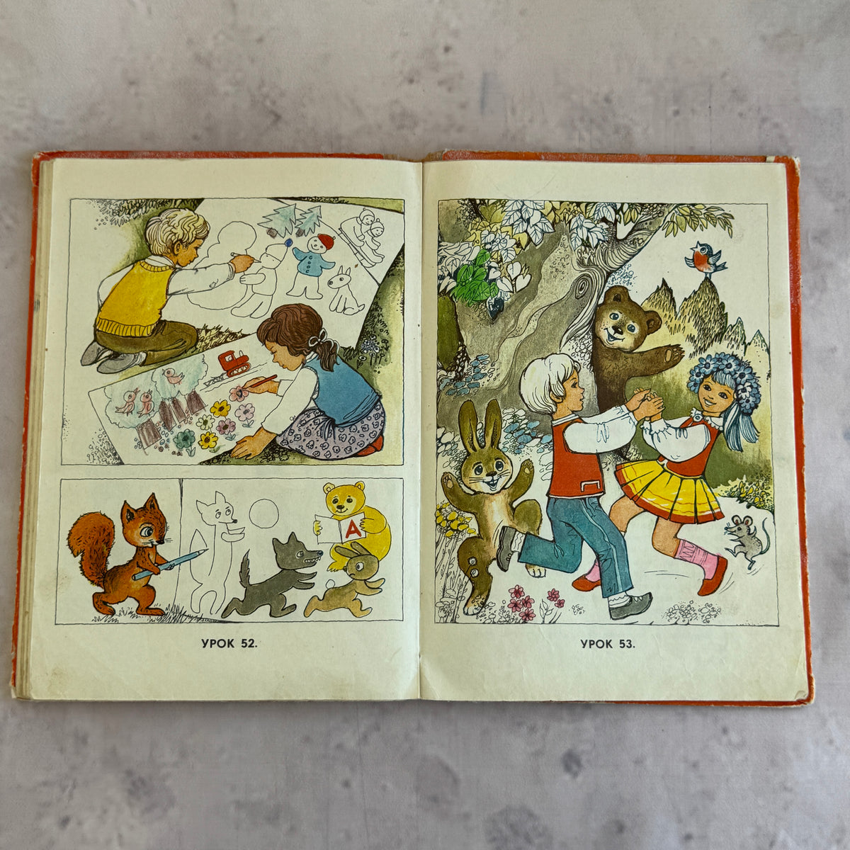 Kartinki Soviet Estonian Russian Primer 1980 – Valgus Tallinn, Children's Book