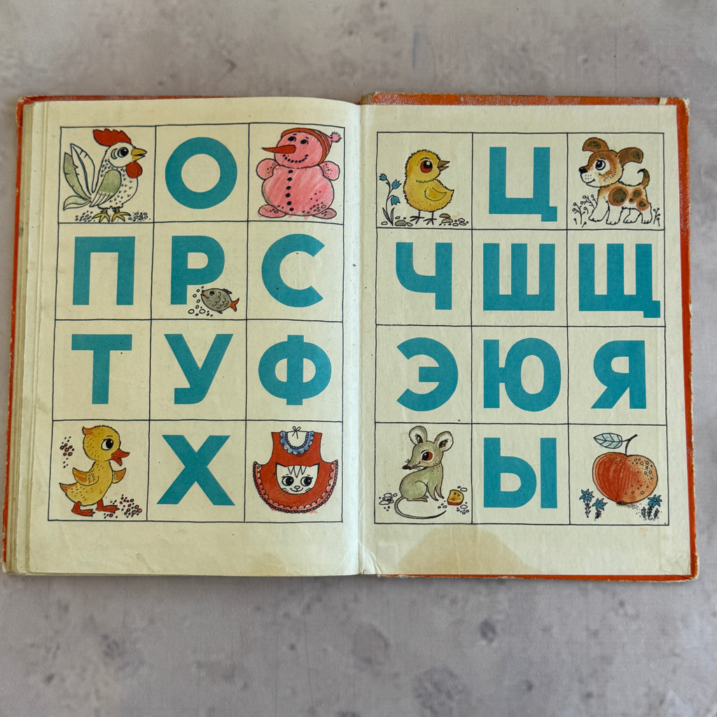Kartinki Soviet Estonian Russian Primer 1980 – Valgus Tallinn, Children's Book