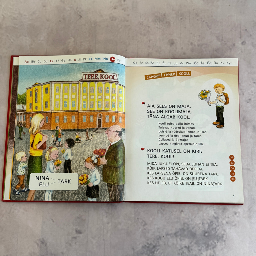 Aabits – Estonian ABC Primer by Vaiksoo, Toomla, Ilves – Koolibri 2011 Hardcover