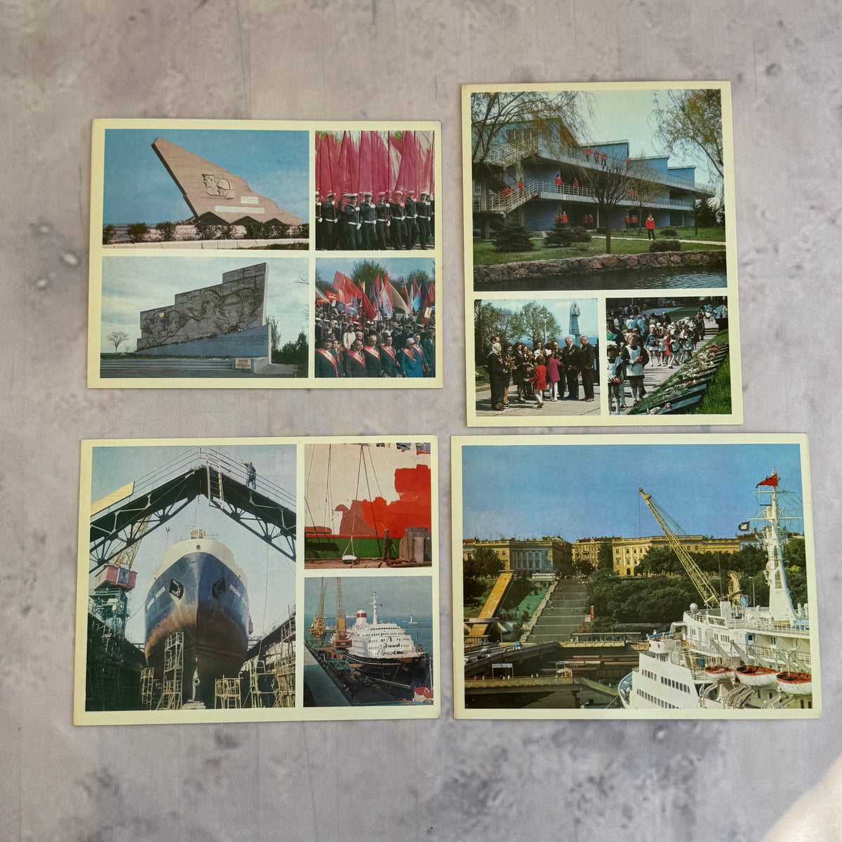 Hero City Odessa 1978 Soviet Postcard Set – 24 Cards in Original Folder, USSR