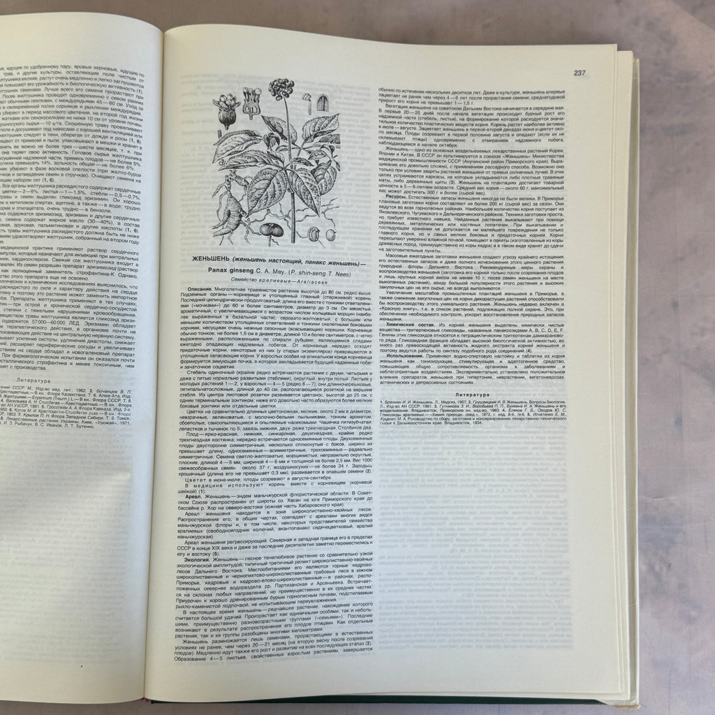 Soviet Botanical Atlas 1980 A3 Medicinal Plants Maps USSR