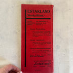 Auto-Führer Estland 1920s Vintage Travel Guide Book Map Rare