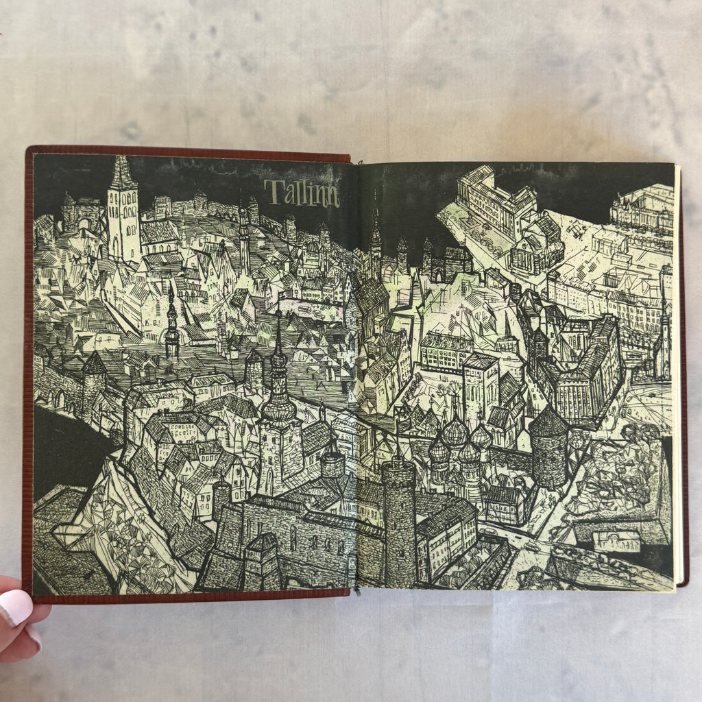 Estonian SSR Leather Notebook ARS KFK 1960s Tallinn Journal Rally Notes