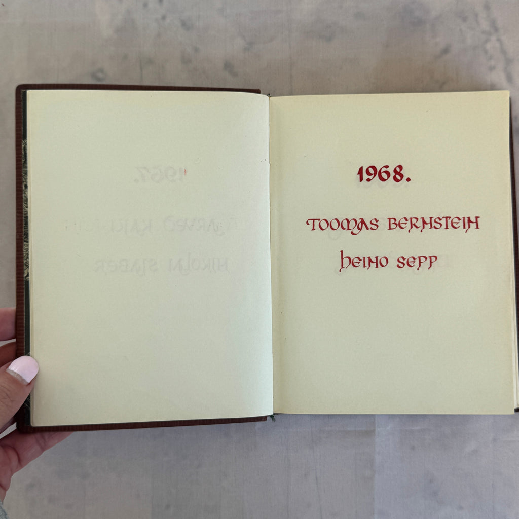 Estonian SSR Leather Notebook ARS KFK 1960s Tallinn Journal Rally Notes