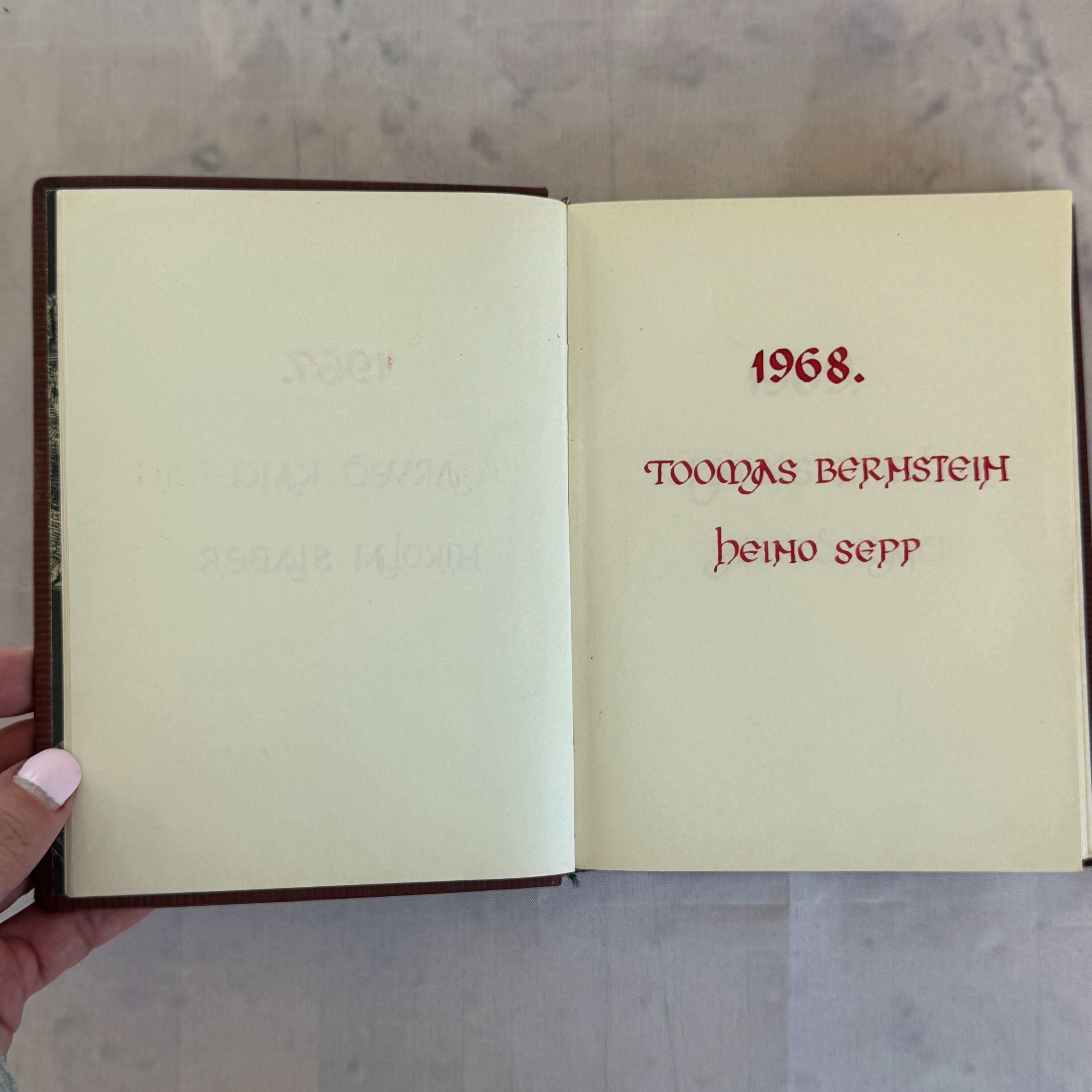 Estonian SSR Leather Notebook ARS KFK 1960s Tallinn Journal Rally Notes