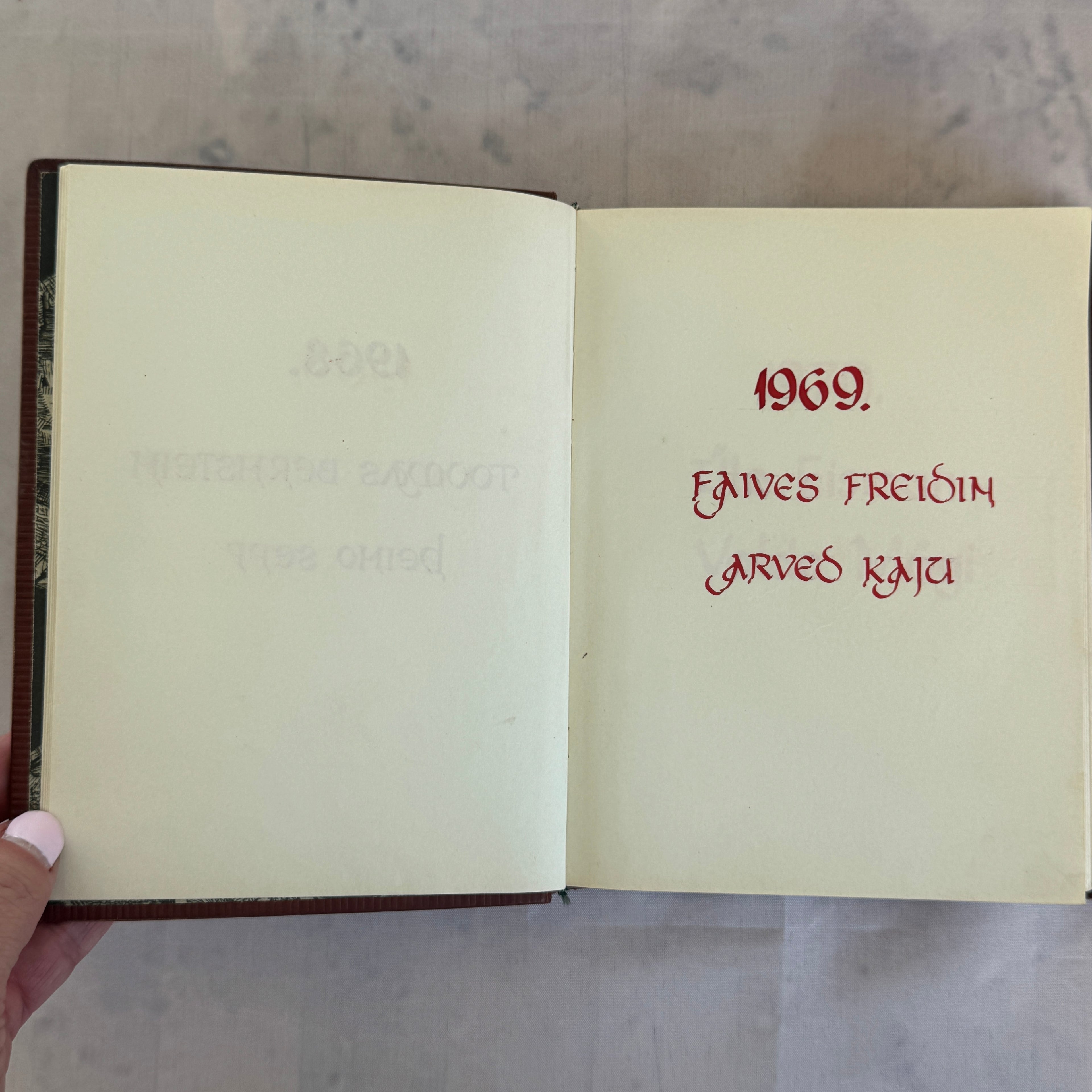 Estonian SSR Leather Notebook ARS KFK 1960s Tallinn Journal Rally Notes