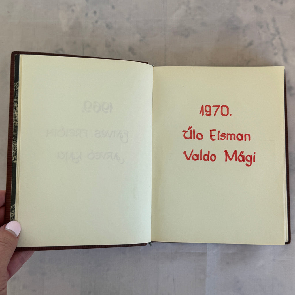 Estonian SSR Leather Notebook ARS KFK 1960s Tallinn Journal Rally Notes