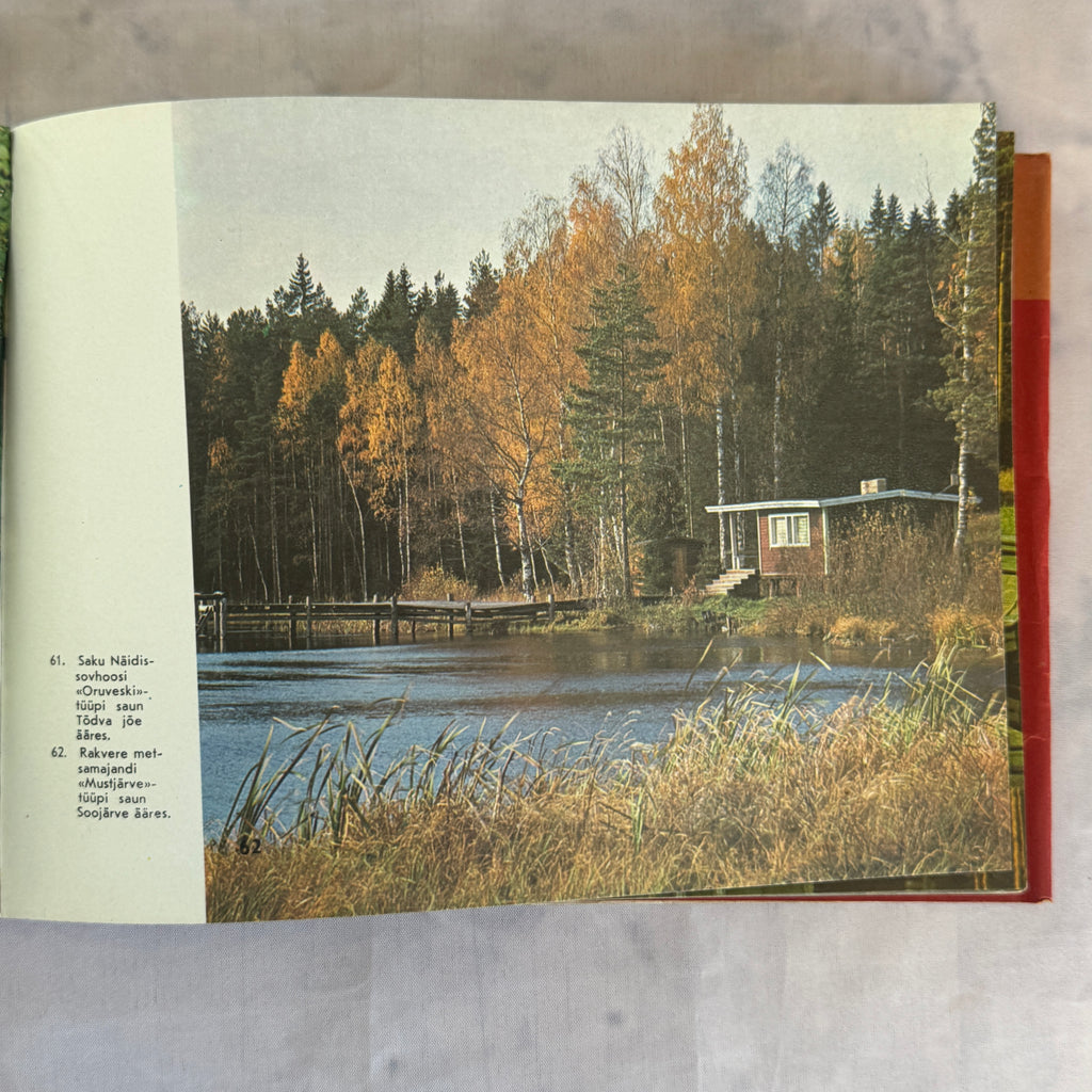 Estonian Sauna Book 1977 Nordic Culture Architecture Photo Guide