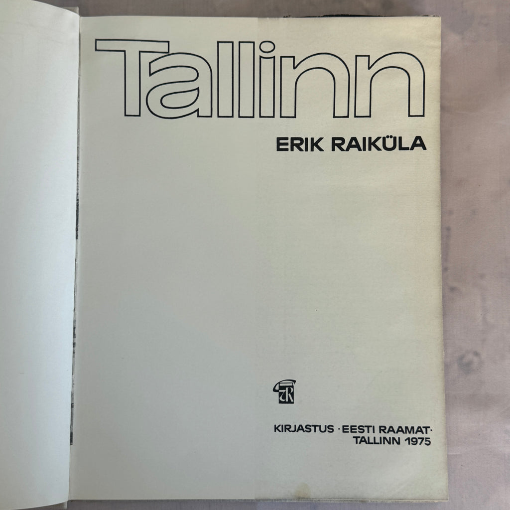 1975 Tallinn Photo Album Erik Raiküla Estonia Architecture Black White Book