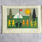 Vintage Estonian Children's Craft Book Rebime ja lõikame – Paper Collage 1964
