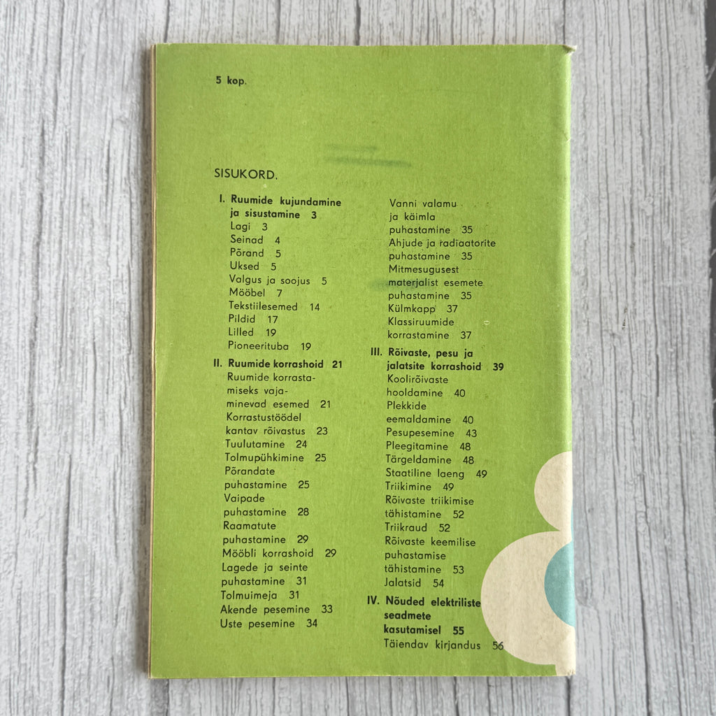 1982 Soviet Estonian Home Manual Tööõpetus