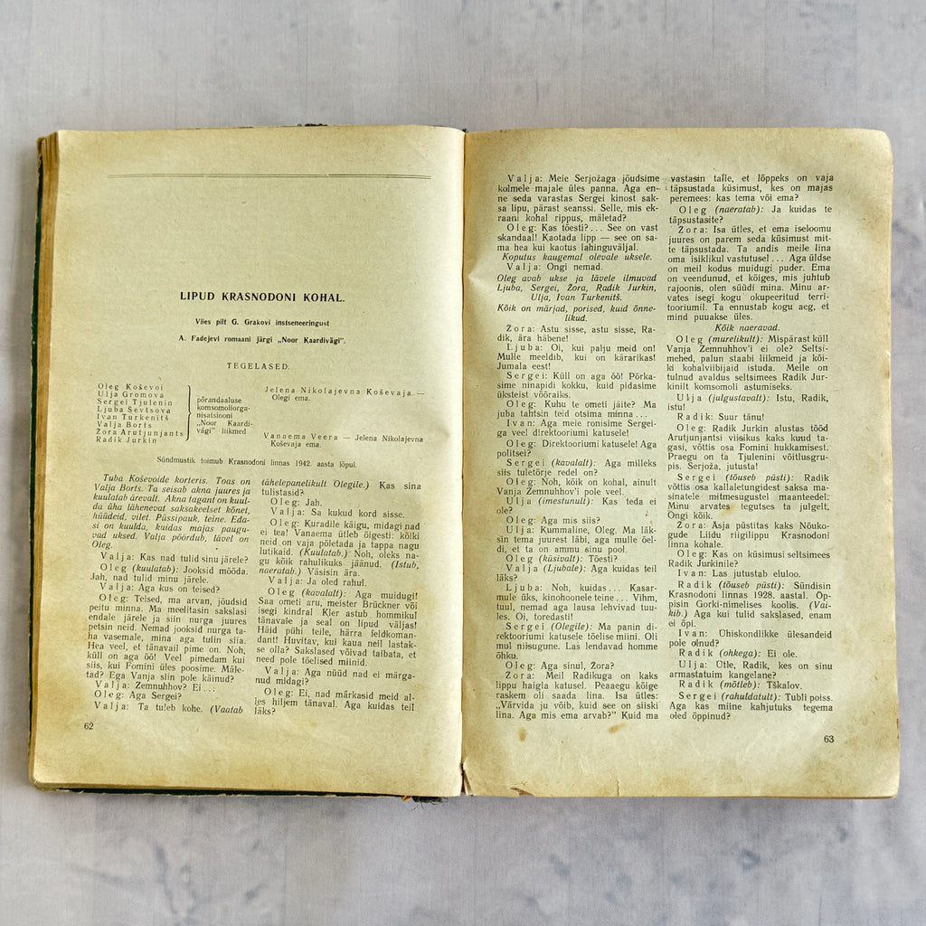 Pioneeri-teater (1951) – Soviet Estonian Pioneer Theatre Book