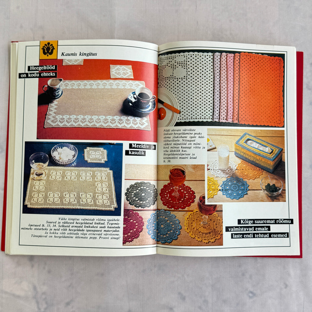 Estonian Mothers Day Book 1994 Retro Cookbook Crafts Decor