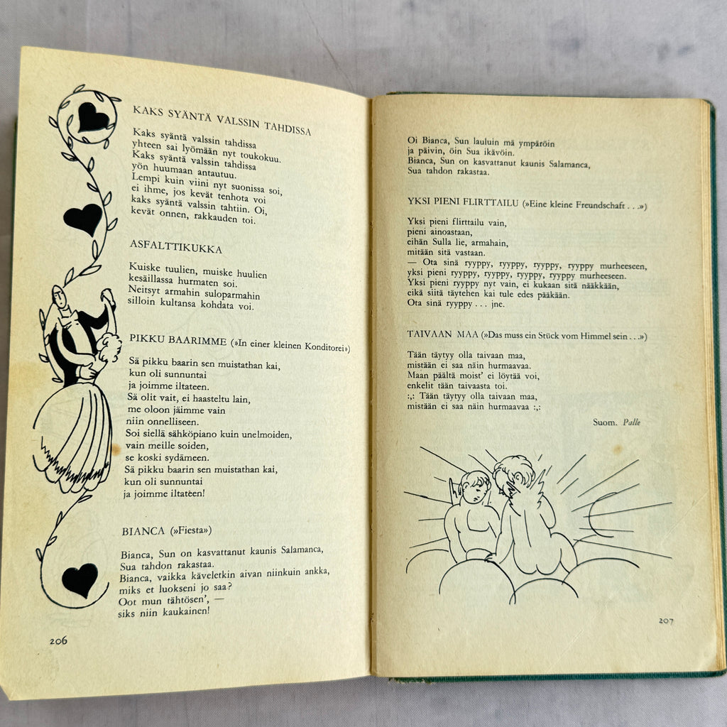 Finnish songbook “Iloisen laulajan kirja”, published by WSOY in 1967
