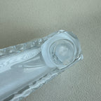 Glass Shoe Bowl – White Milk Glass Slipper Dish