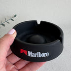 Marlboro Black Matte Ashtray – Iconic Retro Statement Piece