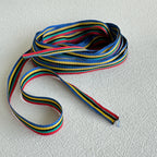 Soviet Era Ribbon 1980 Moscow Olympic Style Striped Trim 2.1m
