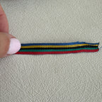Soviet Era Ribbon 1980 Moscow Olympic Style Striped Trim 2.1m