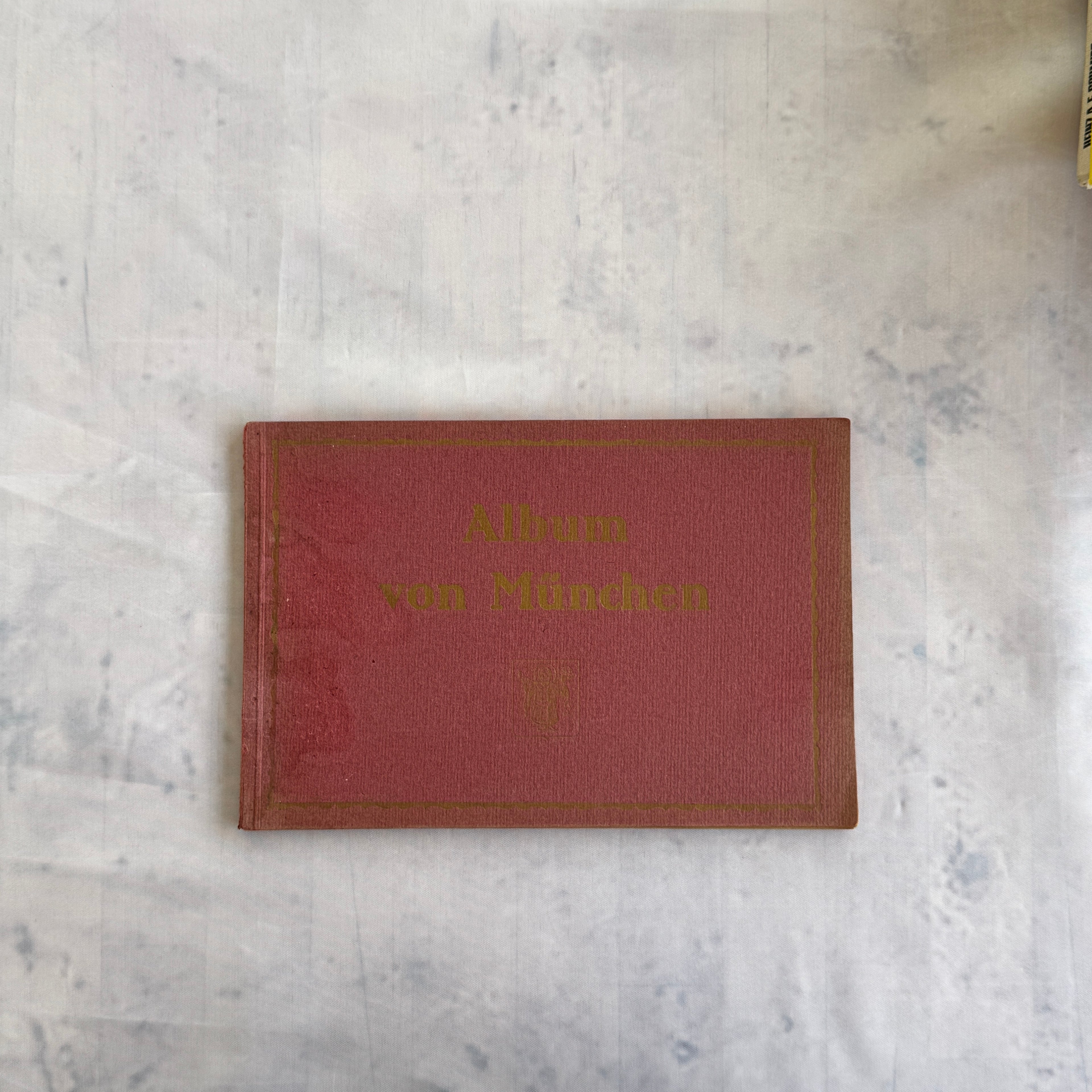 Antique Munich Photo Album – Verlag A. Hartl Zeit, Pre-1930 German Travel Book
