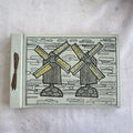 Folk Style Photo Album Windmill Design Scrapbook Memory Book Guest Book