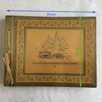 Estonian Leather Photo Album KFK ARS 1954 Sailing Championship Maritime Design