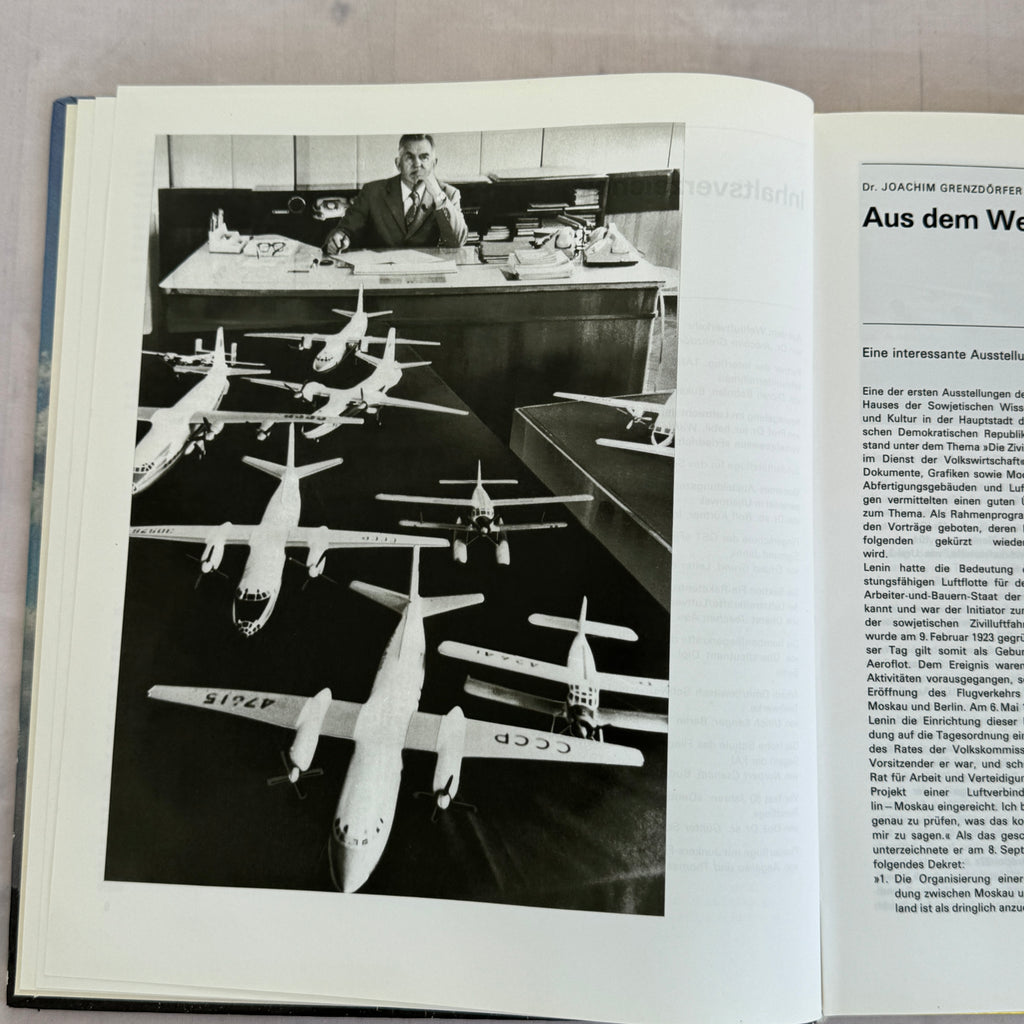 Flieger Jahrbuch 1987 Vintage Aviation Book DDR Soviet Space Cold War Illustrated