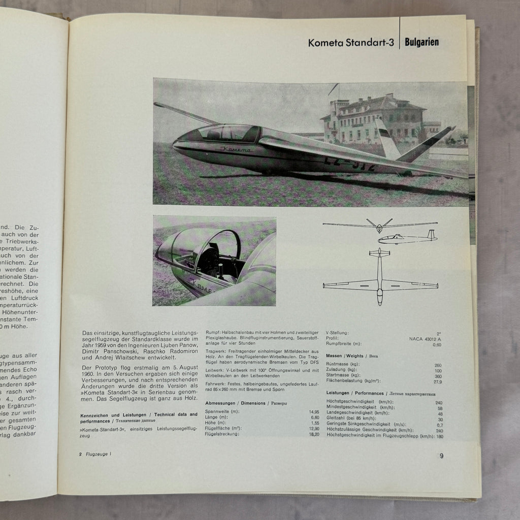 Flugzeuge aus aller Welt I (1972) – Vintage Aviation Encyclopedia, DDR Aircraft Book