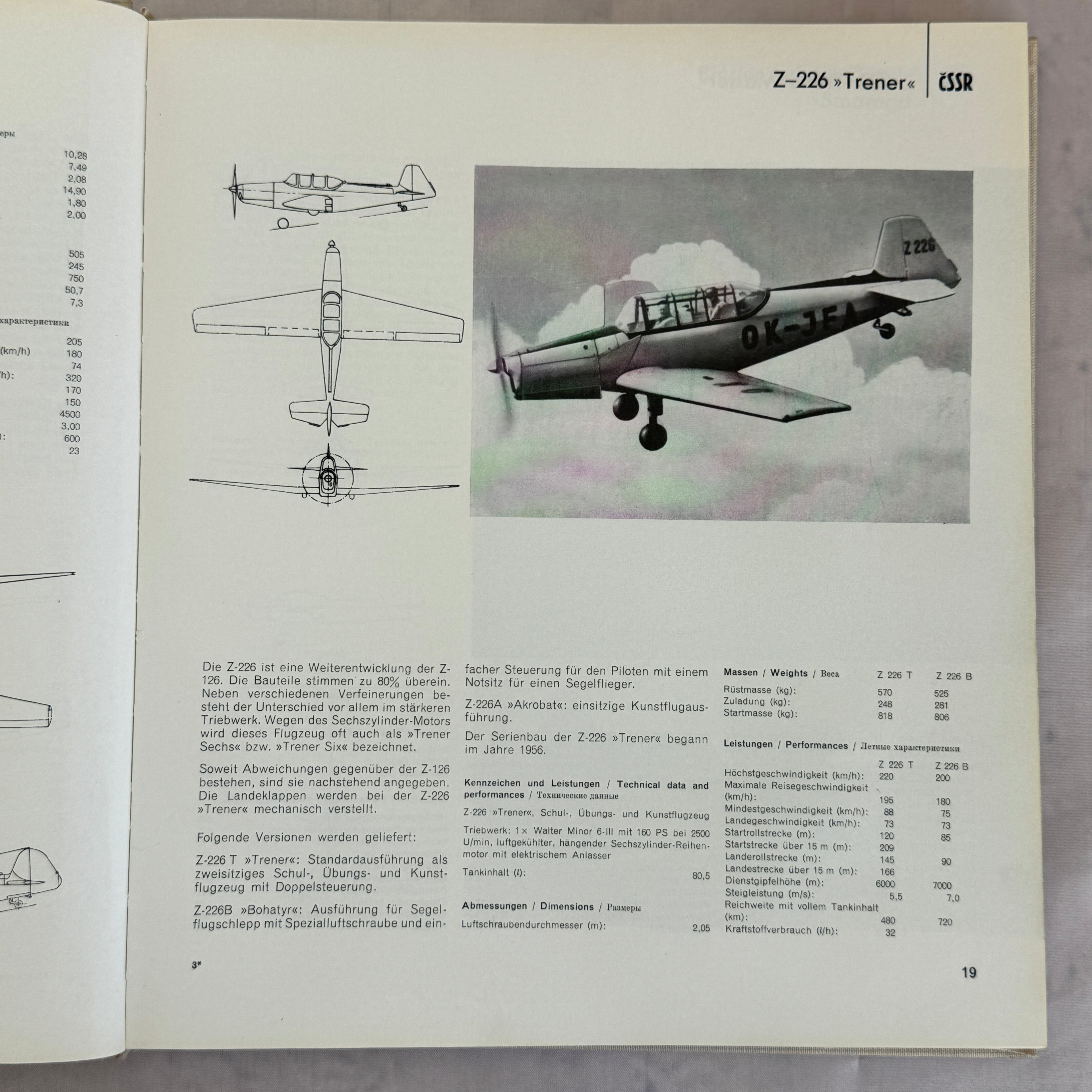Flugzeuge aus aller Welt I (1972) – Vintage Aviation Encyclopedia, DDR Aircraft Book