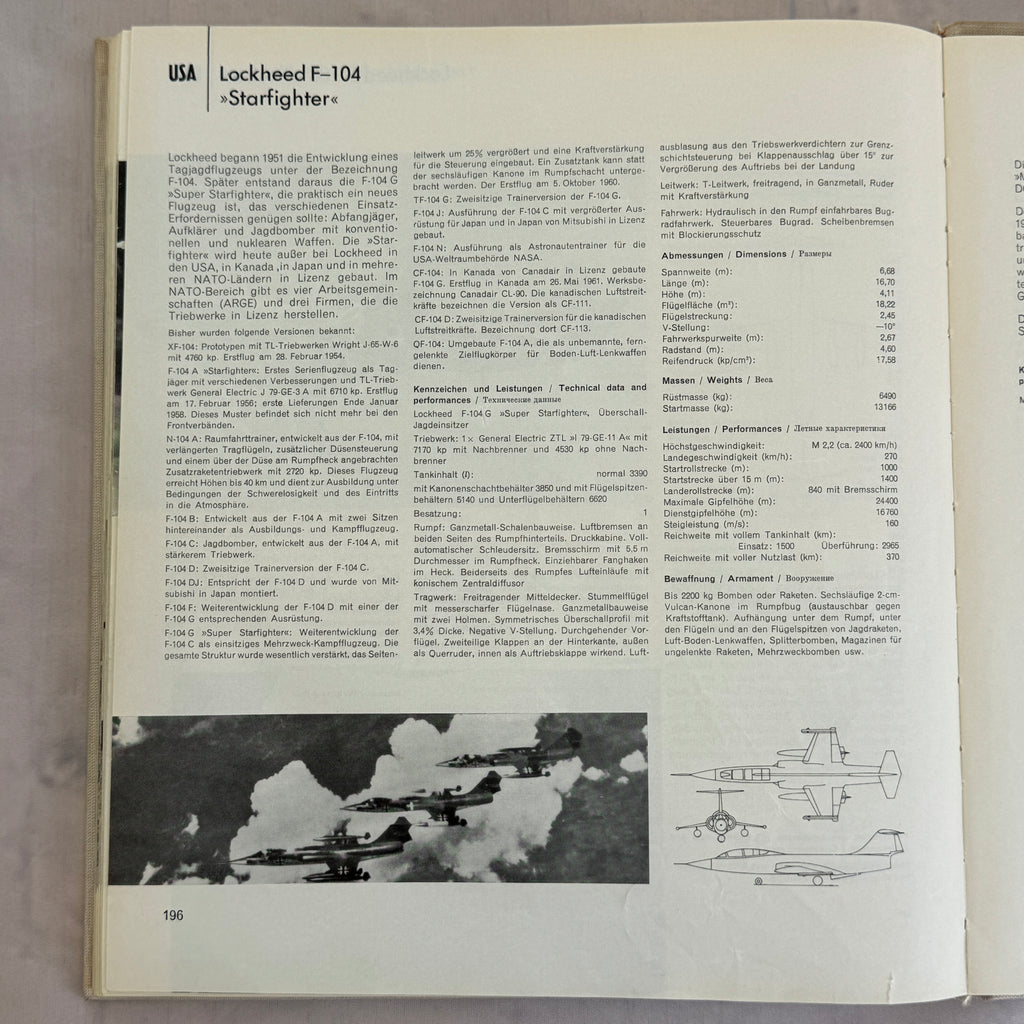 Flugzeuge aus aller Welt I (1972) – Vintage Aviation Encyclopedia, DDR Aircraft Book