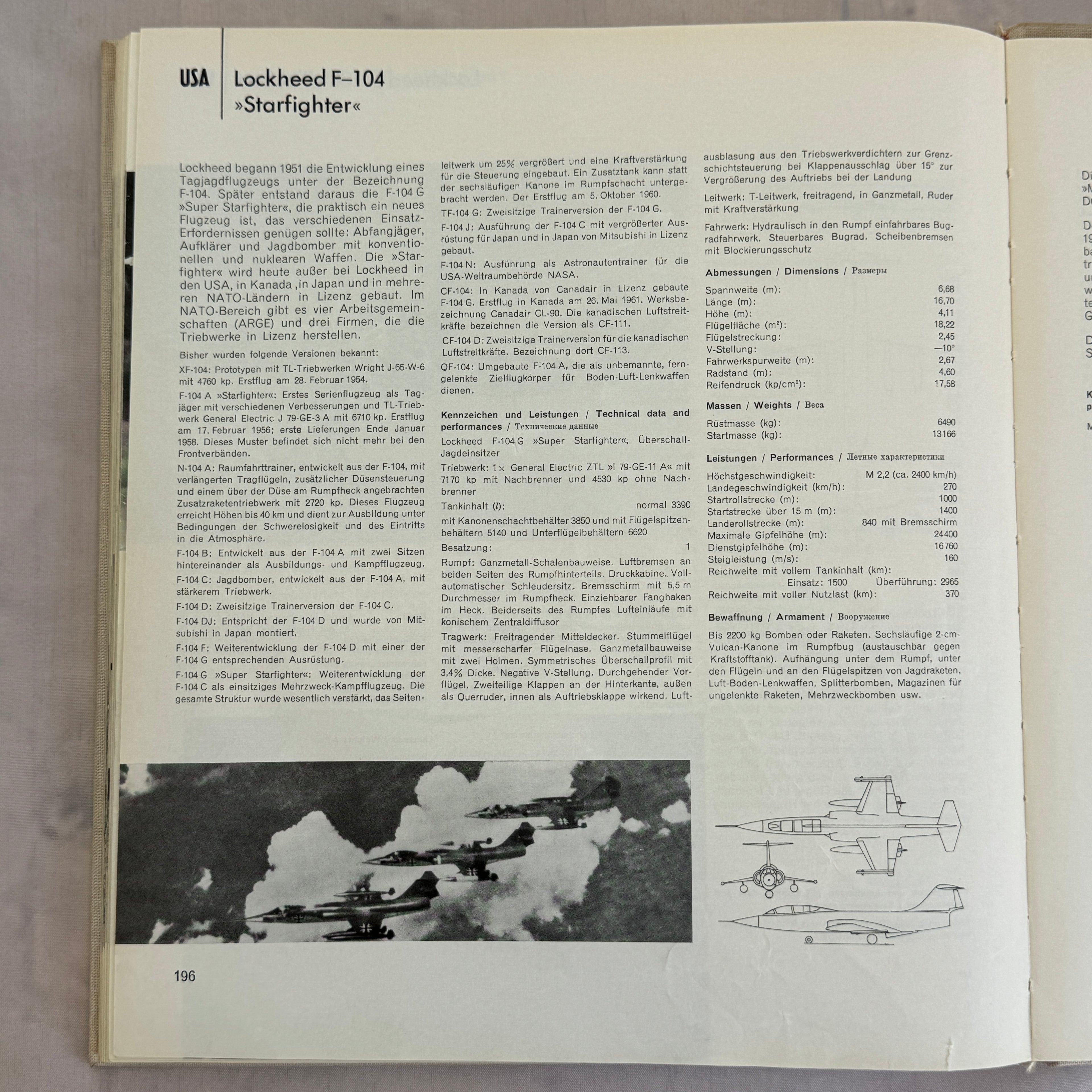 Flugzeuge aus aller Welt I (1972) – Vintage Aviation Encyclopedia, DDR Aircraft Book