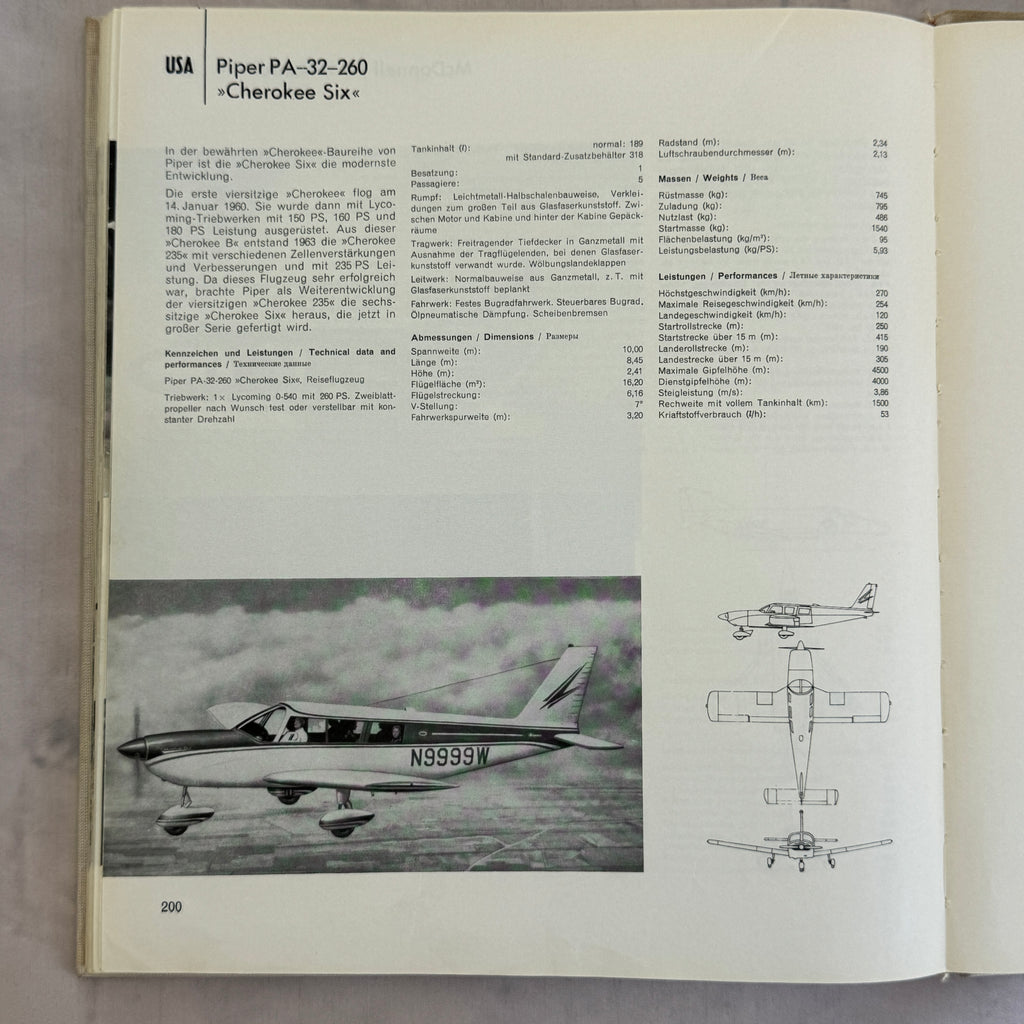 Flugzeuge aus aller Welt I (1972) – Vintage Aviation Encyclopedia, DDR Aircraft Book