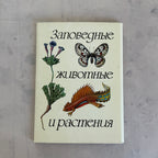 Soviet Nature Illustration Set 1982 – Animal & Botanical Print Collection (16 Pieces)