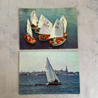 Vintage 1980 Olympic Sailing Postcard Set – Tallinn USSR (Estonia), 16 pcs