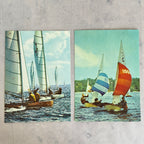 Vintage 1980 Olympic Sailing Postcard Set – Tallinn USSR (Estonia), 16 pcs