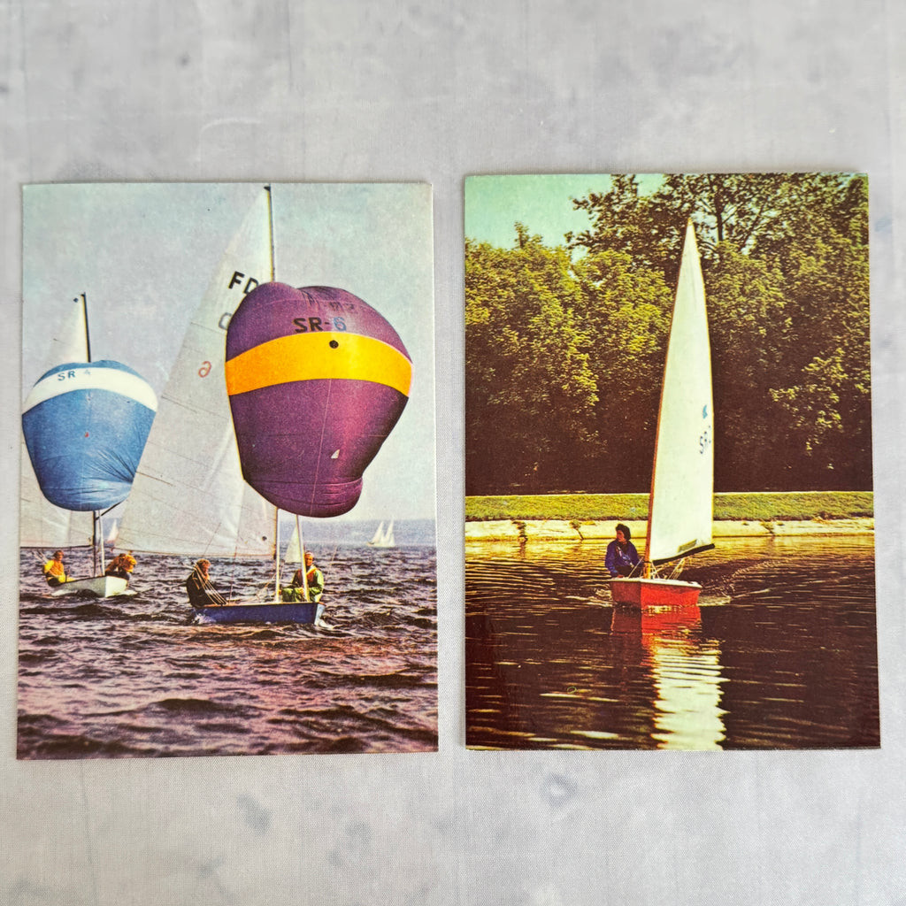 Vintage 1980 Olympic Sailing Postcard Set – Tallinn USSR (Estonia), 16 pcs