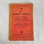 Antique German First Aid Book c.1910 – Illustrated Medical Handbook