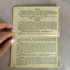 Antique German First Aid Book c.1910 – Illustrated Medical Handbook