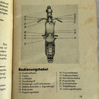 DKW Motorcycle Manual SB Models KS200 1942 Auto Union Germany Original