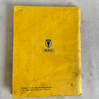 DKW Motorcycle Manual SB Models KS200 1942 Auto Union Germany Original