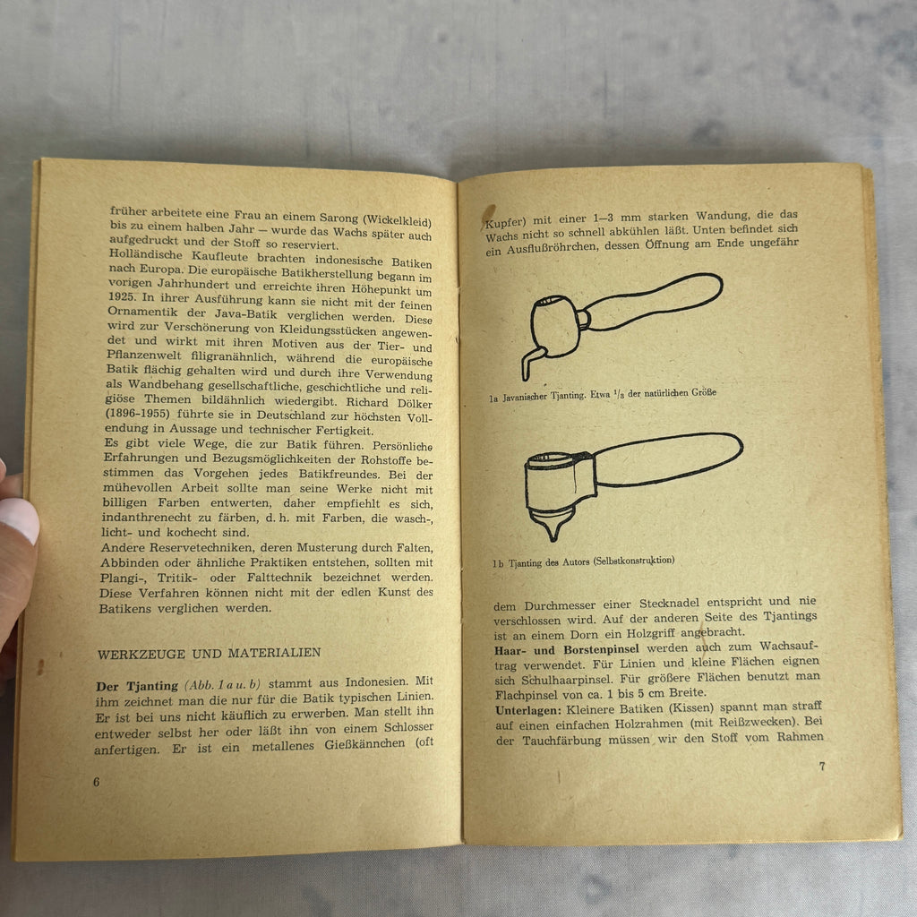 Batiktechnik Book Rudolf Köhler – Textile Art Guide Leipzig