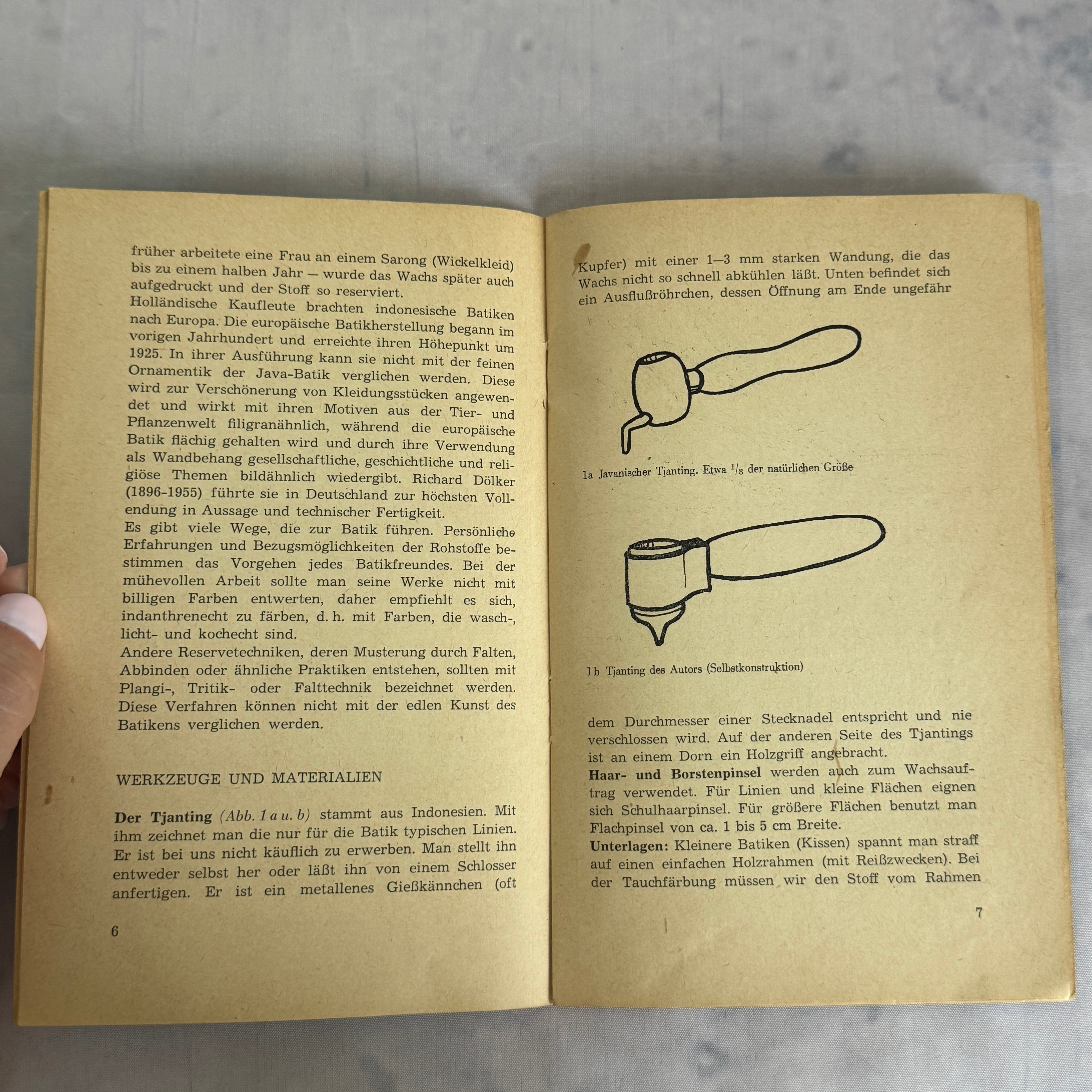 Batiktechnik Book Rudolf Köhler – Textile Art Guide Leipzig