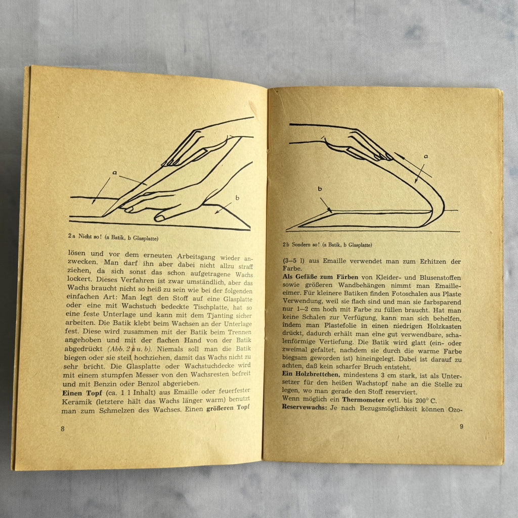 Batiktechnik Book Rudolf Köhler – Textile Art Guide Leipzig
