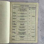 Mercedes-Benz 1934 Service Stations Booklet with Fold-Out Map