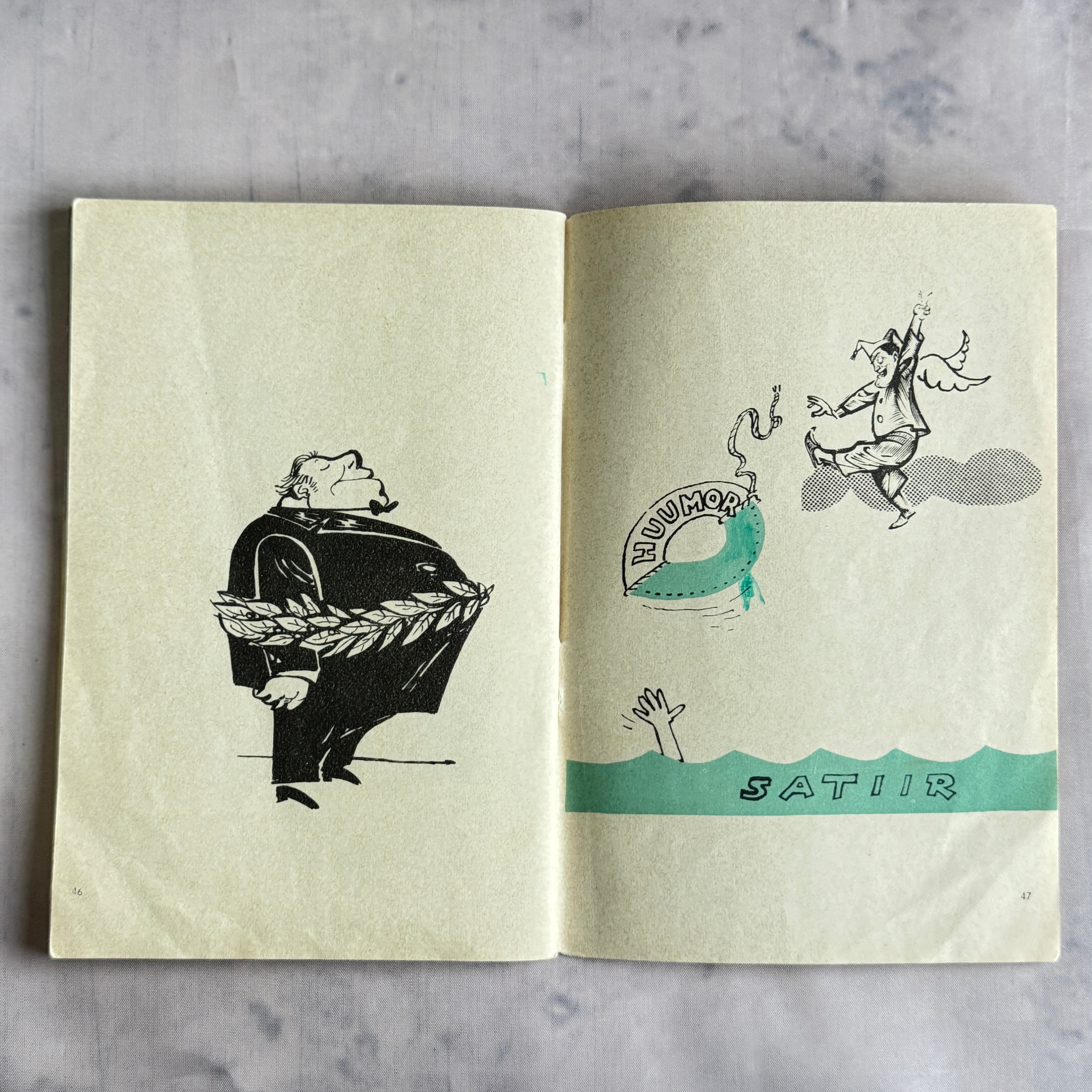 Soviet Cartoon Art Book 1971 – Evald Piho Illustrated Satire