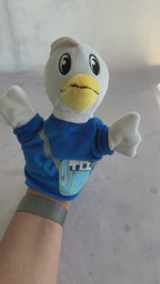 Lufthansa Lu Crane Mascot Hand Puppet
